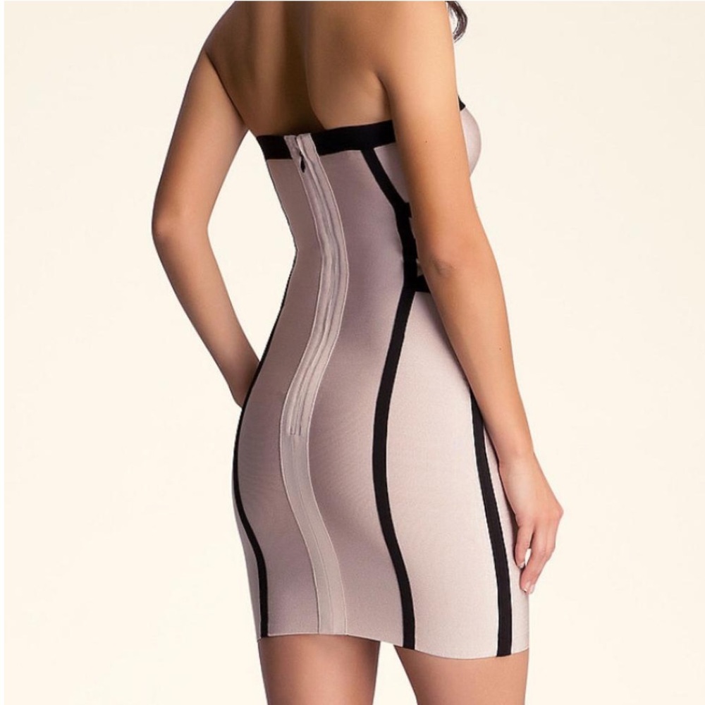 Bebe Okr Strapless Bodycon dress